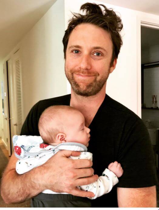Stephen O'Reilly with his baby girl.